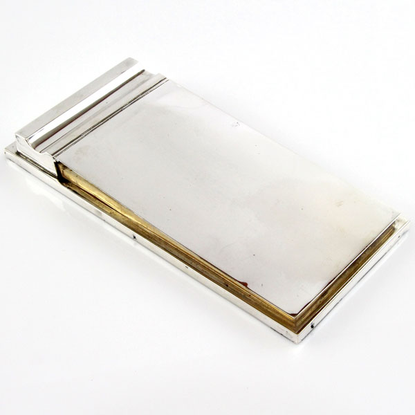 Pasarel - Art Deco Silver Notebook Holder By Gebruder Kuhn, Germany, Ca ...